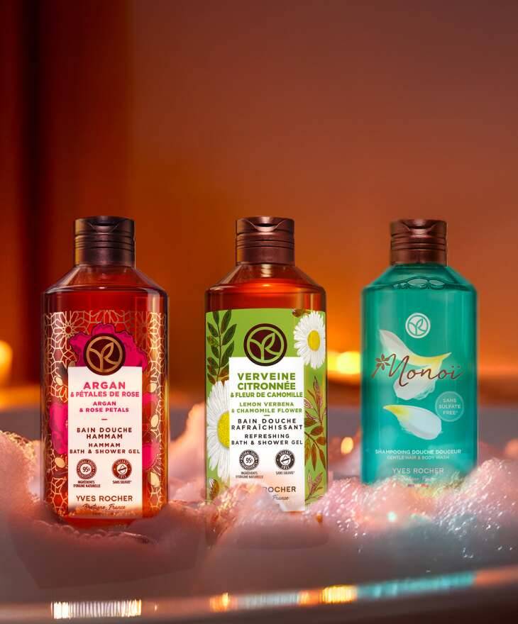 gel douche noel Yves Rocher