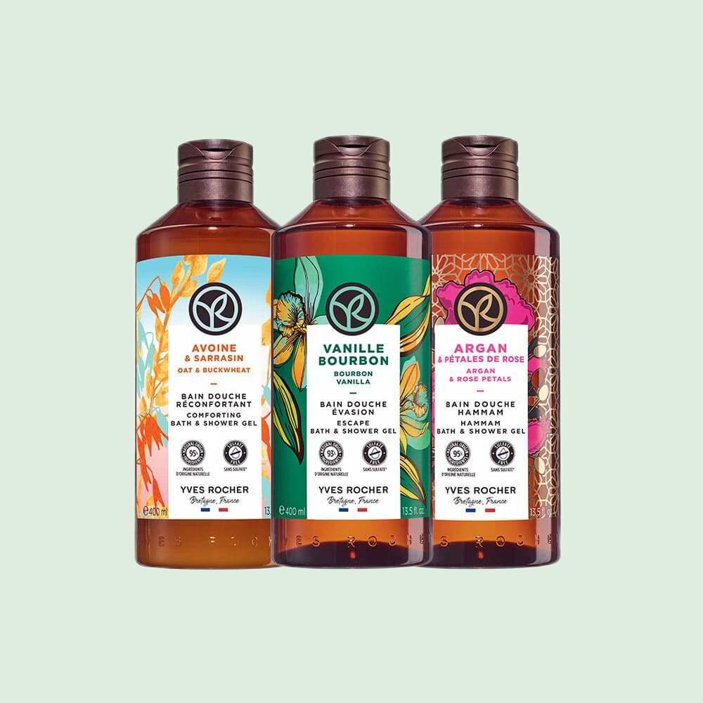 Set 3 Bains Douche Bain de Nature