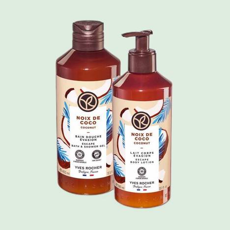 Duo Bad-en Douchegel & Bodymilk Kokosnoot