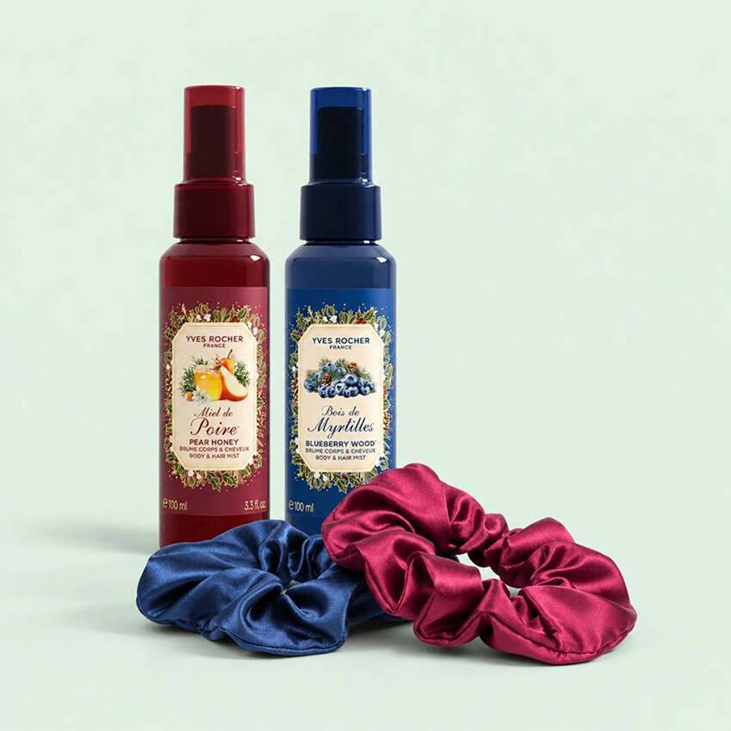 Body & Hair Mist Duo Bosbessenhout & Perenhoning