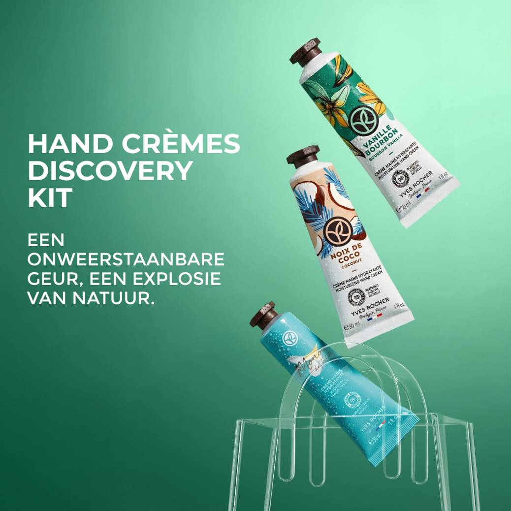 Trio Handcrèmes – Kokos, Vanille, Monoï