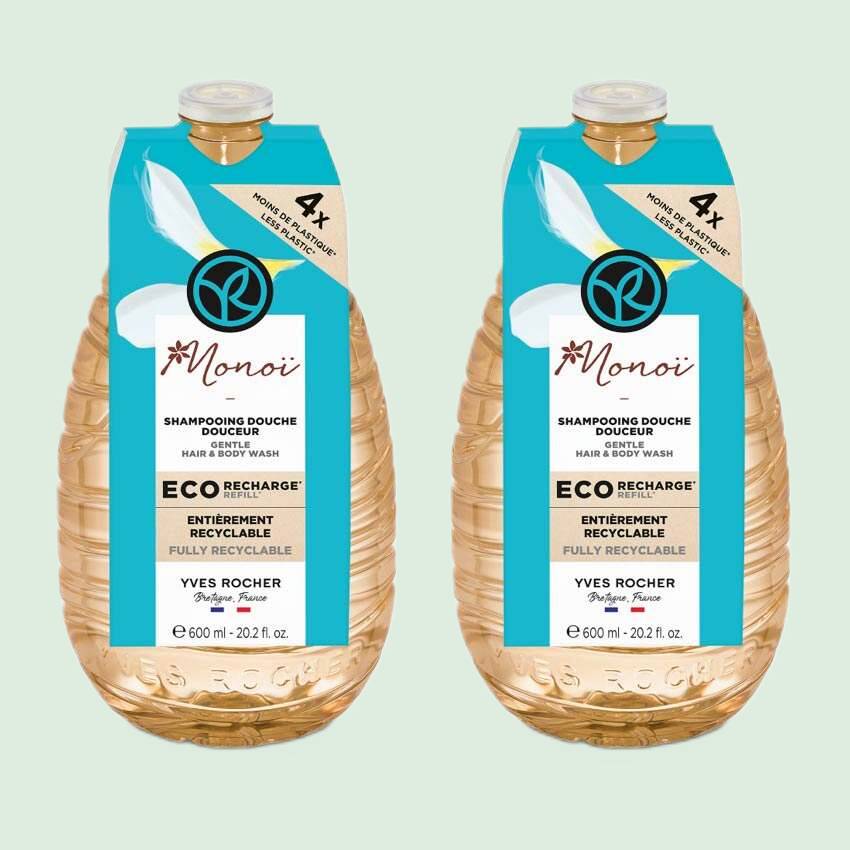 Duo Eco-Refill Monoï Douchegel & Shampoo